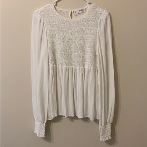 Love Sadie women’s peplum top, size medium